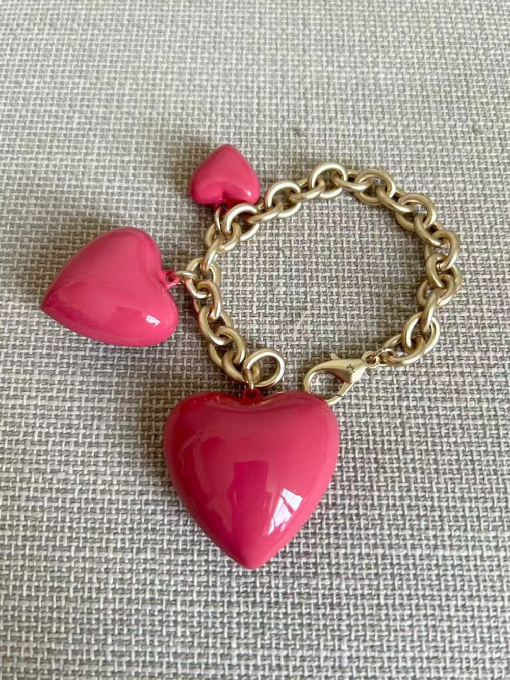 *Last Chance* BEST Roxanne Assoulin The Puffy Heart Bracelet Rose